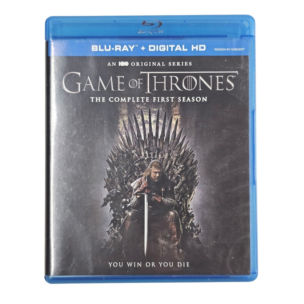 Game of‎ Thrones The Complete First Season Blu-ray HBO 5-Disc Set 1080p HD TV-MA